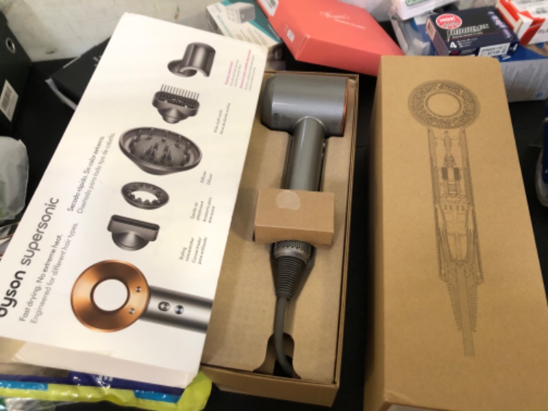 Photo 1 of Dyson Supersonic™ Hair Dryer, No Heat Damage, 5 attachments with Diffuser & Styling Concentrator, Precision Styling Blow Dryer, All Hair Types