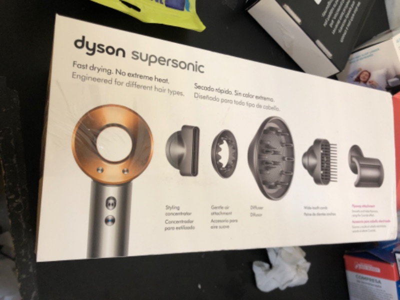 Photo 1 of Dyson Supersonic™ Hair Dryer, No Heat Damage, 5 attachments with Diffuser & Styling Concentrator, Precision Styling Blow Dryer, All Hair Types