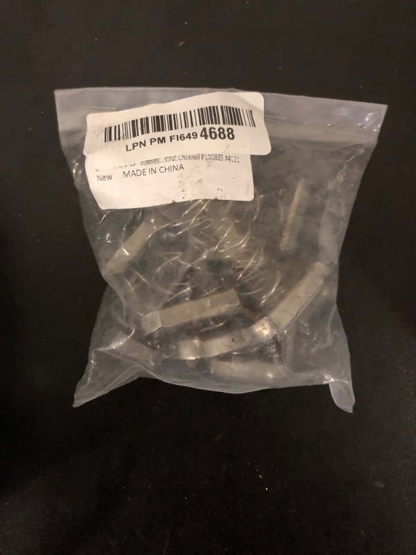 Photo 1 of 10 Pieces 3/8-16'' Standard Strut Channel Nuts Thickened Spring, Stainless Steel Hardware Accessories for Strut Channel P1008SS #4121