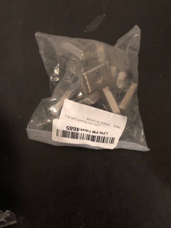 Photo 1 of 10 Pieces 3/8-16'' Standard Strut Channel Nuts Thickened Spring, Stainless Steel Hardware Accessories for Strut Channel P1008SS #4121