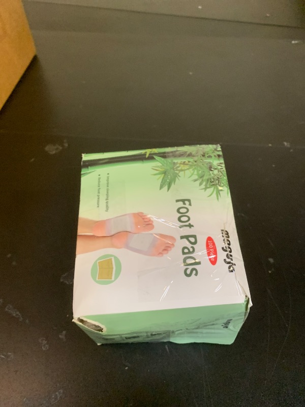 Photo 1 of 100Pads Natural Bamboo Vinegar Ginger Powder Foot Pads | Deep Cleansing Foot Paches for Stress Relief, Better Sleep Suitable for Travel or Home Use