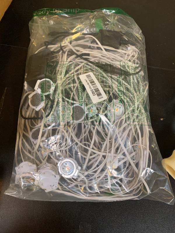 Photo 1 of 100FT Permanent Outdoor RGB Lights - Waterproof Smart LED Eaves Lights with App/Remote Control, Music Sync & DIY Scenes, Perfect for Christmas, Halloween, Parties & Daily Decor, Ideal for House Roof