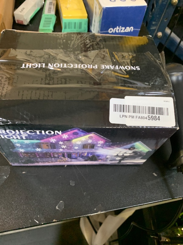 Photo 1 of Snowflake Projector Lights with Remote, Timer, Dimmer, IP68 Waterproof, Christmas Projector Lights Outdoor, 270° Rotation for Christmas Decorations