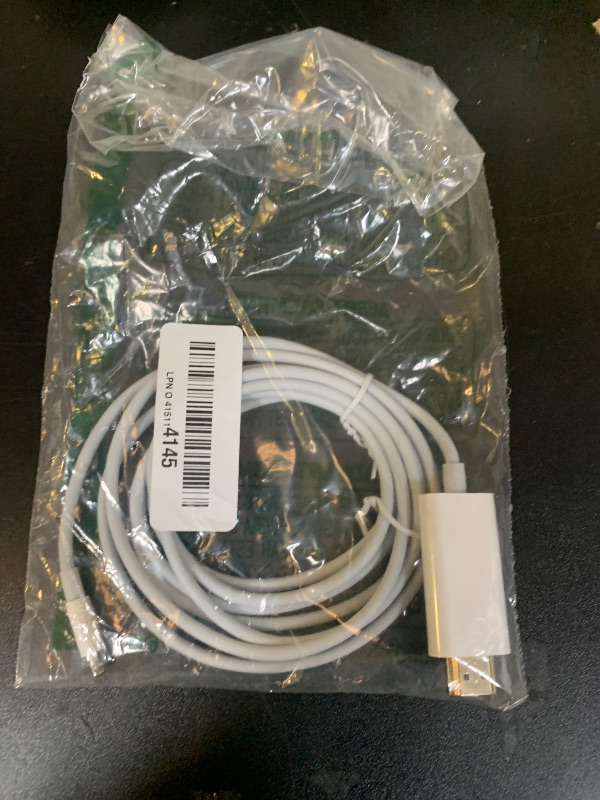 Photo 1 of [Apple MFi Certified] Apple Lightning to HDMI Cable Adapter for iPhone to TV, 1080P Digital AV Adapter Sync Screen Connector Compatible for iPhone 14 13 12 11 Pro Max XS XR X 8 to TV Projector Monitor