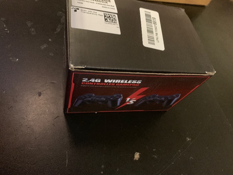 Photo 1 of Retro Game Console, Retro Gaming Console, Wireless Retro Game Console, Plug & Play Video TV with 25200+ Built-in Games, 4K HDMI Output, and 2.4GHz Wireless Controller, 9 Classic Emulators (Deep Black)