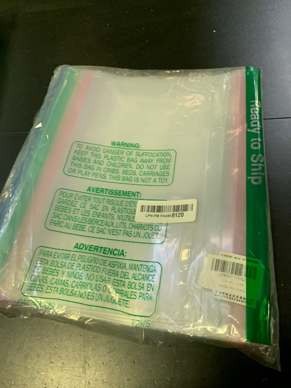 Photo 1 of 10 Pack Clear Report Covers A4 Size with Sliding Bars, 15mm Presentation File folders Binder, 130 Sheet Capacity, 5 Assorted Colors