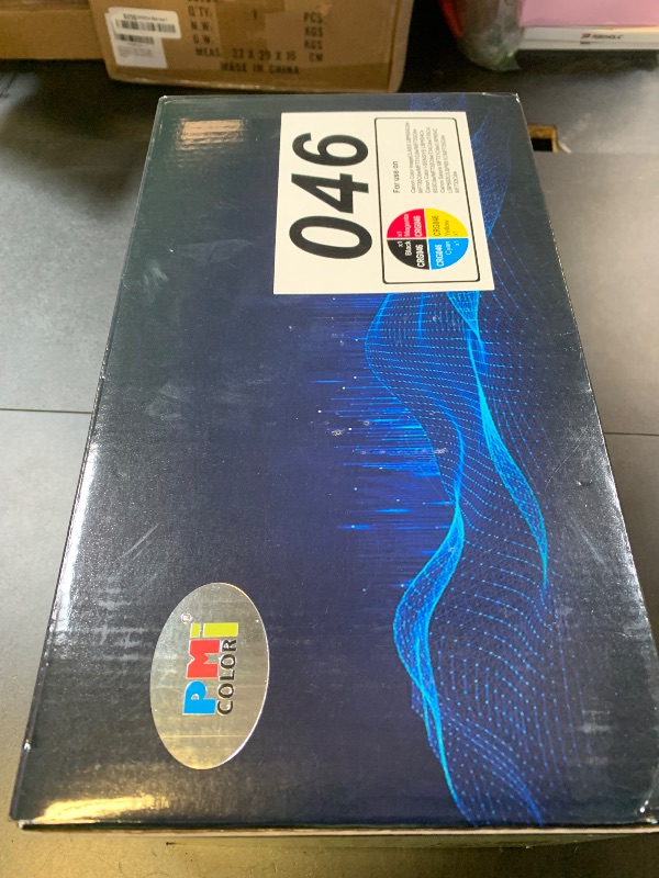 Photo 1 of 046 Black,Cyan,Magenta,Yellow Toner Cartridges Set Replacement for Canon 046 CRG-046 Toner Fit for with Color ImageCLASS MF733Cdw,LBP654Cdw, MF731Cdw, MF735Cdw Laser Printer