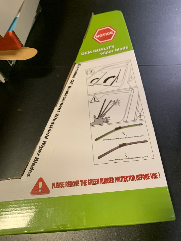 Photo 1 of 3 Wipers Front Windscreen Wiper Blades 18" + 19", Rear Windscreen Wiper Blades 10", for 2013 Mini Cooper/OE Original Quality (set of 3)