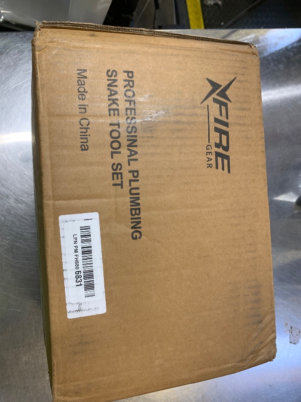 Photo 1 of ?New?50 FT Double Mode Drain Snake Tools, 11-in-1 Drain Auger for Sink and Drain Unblocking, Plumbing Snake for Kitchen, Bathrom and Shower Sink,Drain Clog Remover for Real DYIs (Red)