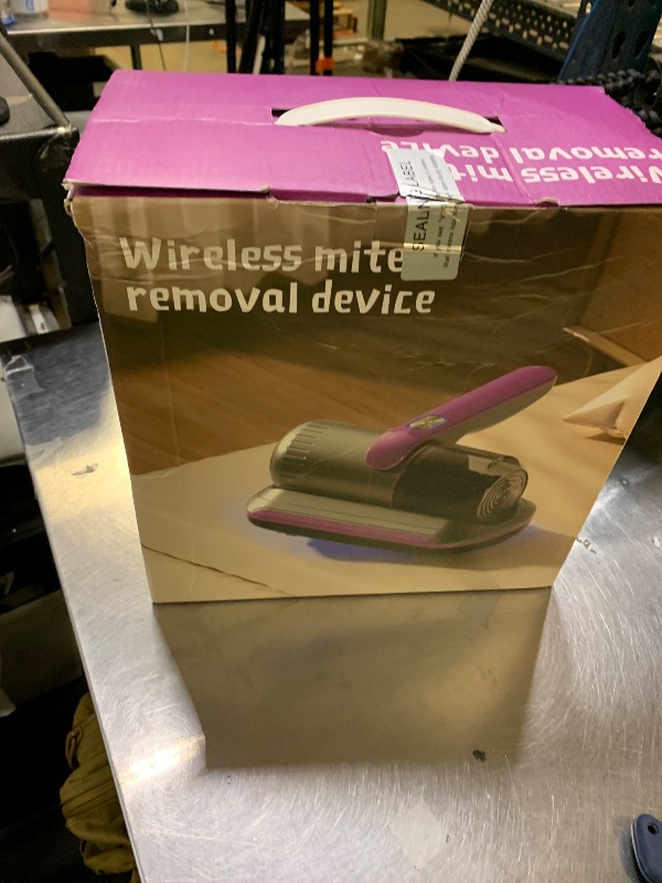 Photo 1 of PATO Mattress Vacuum Cleaner, Wireless Handheld Bed Vacuum Cleaner with UV-C Light, HEPA Filter and Ultrasonic Vibration, 12KPa, Suitable for Beds, Sofas, Car Seats, Carpets (Golden)