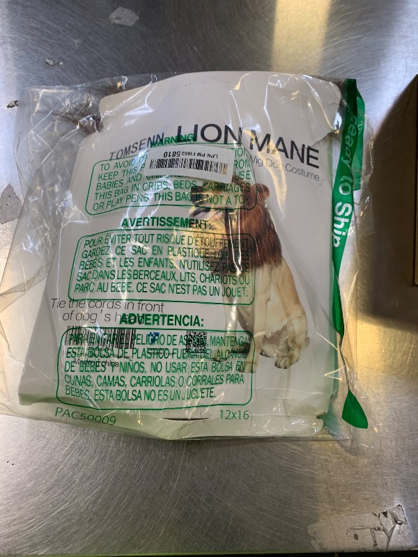 Photo 1 of TOMSENN Realistic & Funny Lion Mane for Dogs Complementary Lion Mane for Dog Costumes for Medium to Large Sized Dogs Costumes for Animals