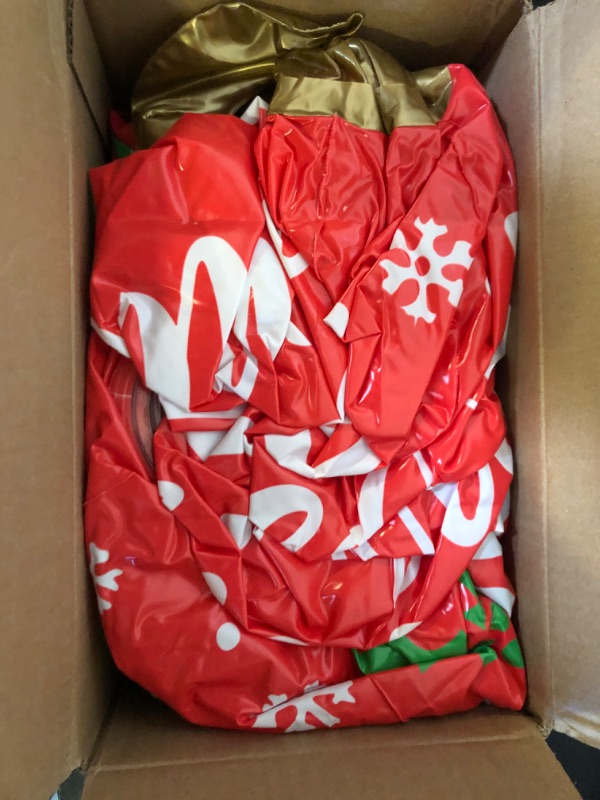 Photo 1 of [] Inflatable Ornaments Balls Outdoor 4Pcs: Flashes in Red | Green | Blue and Timer, 24 Inch Giant Christmas Inflatable Ornaments, Reusable PVC - Blow Up Ornament Balls for Yard, Porch, Party