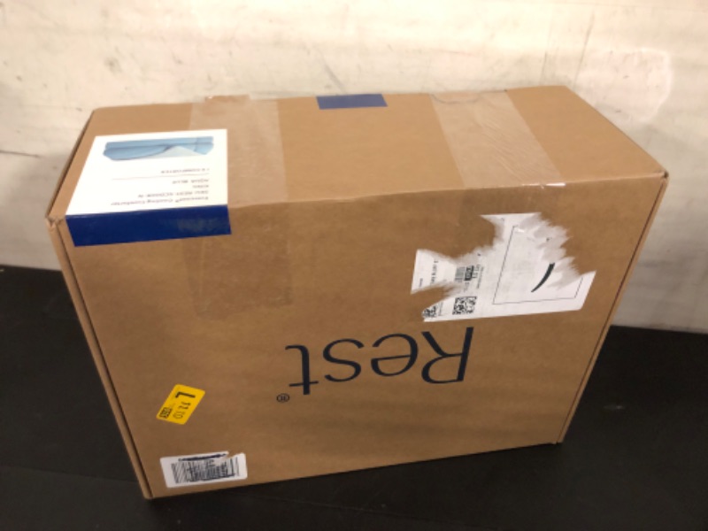 Photo 1 of REST® Evercool® Cooling Comforter, King/Cali King, Blanket for Hot Sleepers, All Season Bedding to Keep Cool for Night Sweats, Breathable Lightweight Duvet, 106x90 Inches, Aqua Blue