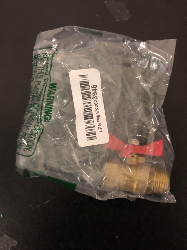 Photo 1 of T Tulead Brass Mini Tank Threaded Ball Valve 1/2" NPT Male to Female Ball Valve, with Butterfly Handle