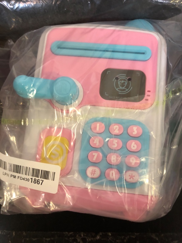 Photo 1 of ?Upgraded? Piggy Bank, Face ID Password Unlocking Electronic Kids Bank ATM Security Unlocking Cash Coin Bank Toys Gifts for Kids, Coin Bank for 3 4 5 6 7 8 9 10 11 12 Year Old Girls Boys