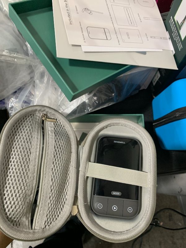Photo 1 of ZENOWELL Relaxation Device for Better Sleep, Stress Relief, Calm, Anxiety Relief, Sleep Aid Device for Adults, Portable Zenowell Vita, Boost Energy and Focus, No Apps Required