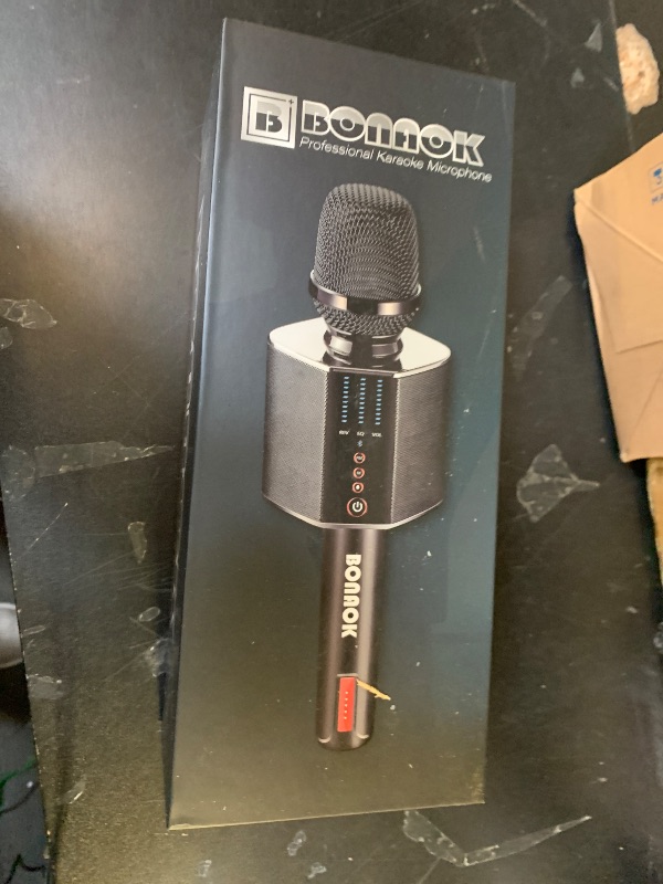 Photo 1 of BONAOK Karaoke Microphone, Portable Wireless Bluetooth Karaoke Mic for Adults&Kids Car Home Outdoor Party, Karaoke Machine for PC/All Smartphone G50 Black 2025