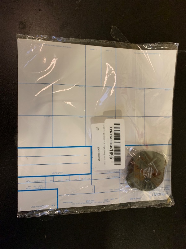 Photo 1 of 15 Pack FD-258 Fingerprint Kit - Includes Reusable Ink Pad, Instructions, Newest Version (11-1-20) for Fingerprinting SBR & More