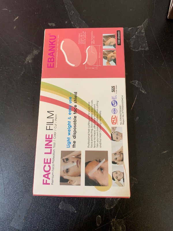 Photo 1 of 100 PCS Microblading Makeup Shower Face Shields Visors, Disposable Face Shields Masks for Hairspray Salon Supplies and Eyelash Extensions Eye Eyelid Surgery Aftercare