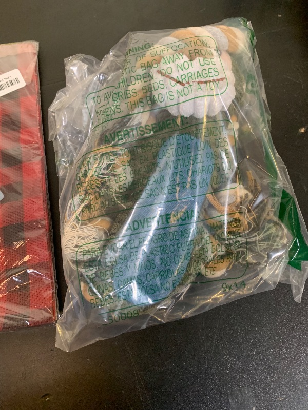 Photo 1 of **EAR TORN**BUYPOW Funny Plush Dog Chew Toys, Squeaky Dog Toys, Interactive Tug of War Puppy Toys, Stuffed Dog Toys for Small, Medium and Large Dogs - Monkey