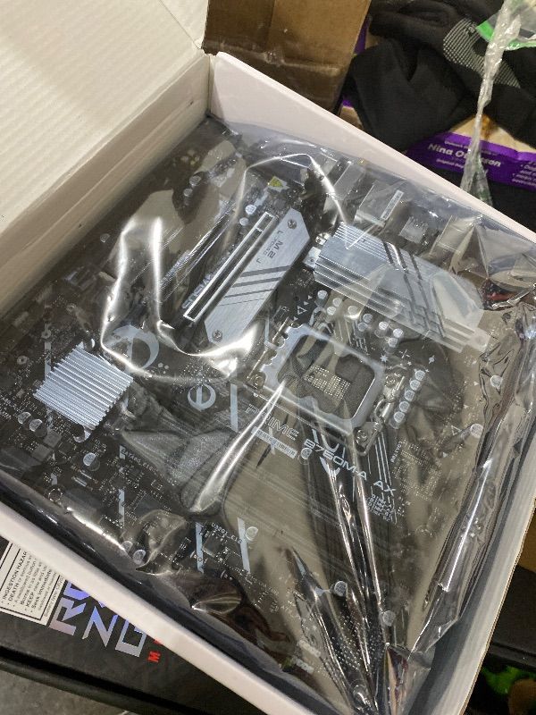 Photo 1 of ASUS Prime B760M-A AX LGA 1700(Intel® 12th&13th Gen) microATX Motherboard (PCIe® 4.0, 2xM.2 Slots, DDR5,Realtek 2.5 Gb LAN,WiFi 6, DP,Rear USB 3.2 Gen 2, Front USB 3.2 Gen 1 Type-C®)