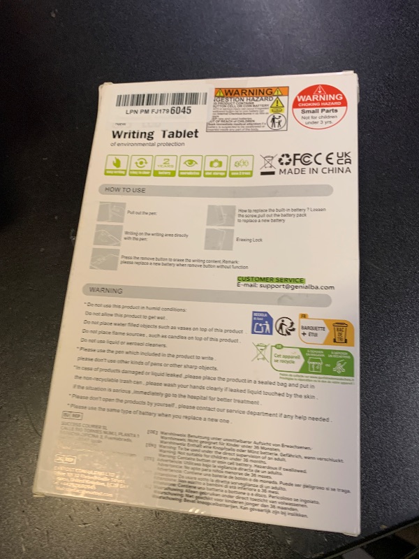 Photo 1 of [2 Pack] Genialba LCD Writing Tablet 8.5-Inch Colorful Doodle Board, Toddler Learning Educational Toys Gifts for 3-8 Years Old Girls and Boys, Electronic Drawing Pad for Kids (Pink&Blue)