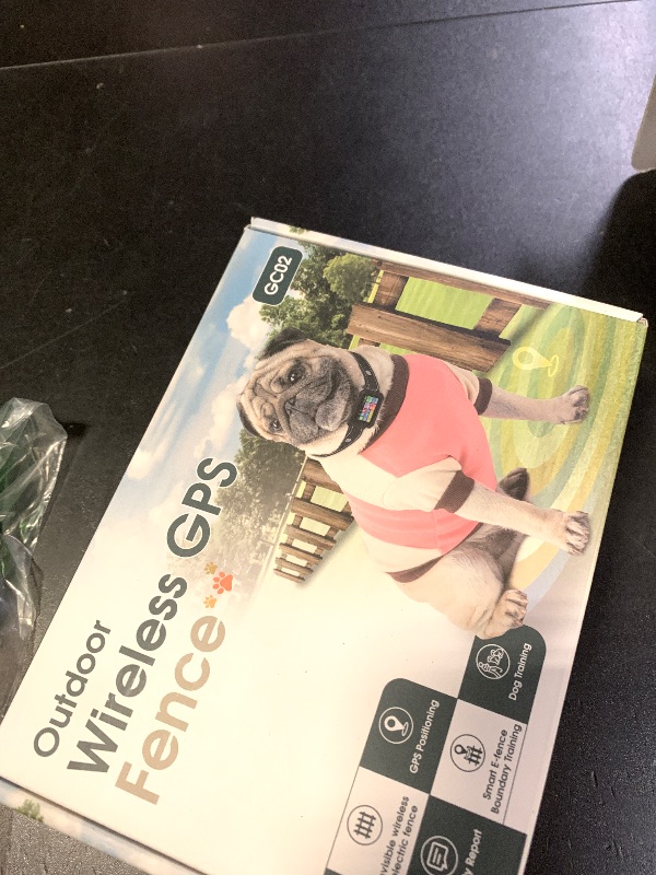 Photo 1 of GPS Wireless Dog Fence System - Electric Training Collar with Free App for Dogs 15 Lbs+ (Black)