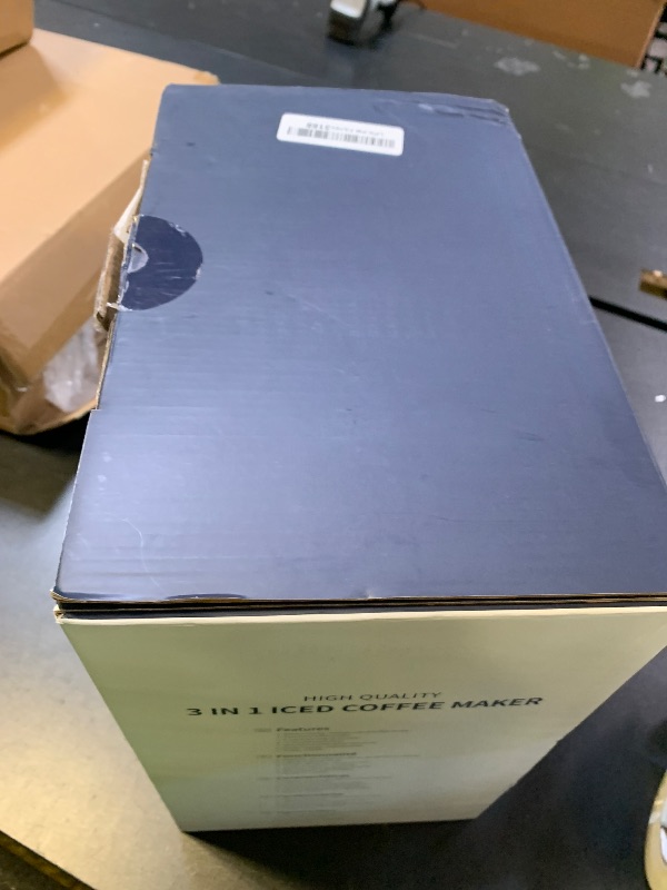 Photo 1 of **USED** SHARDOR Single Serve Coffee Maker 2.0, Hot and Iced Coffee Machine for K Cup Pods & Ground Coffee, 6 to 14 oz Brew Sizes, 50 oz Removable Water Tank, Bold Brew Setting, Stainless Steel, Black