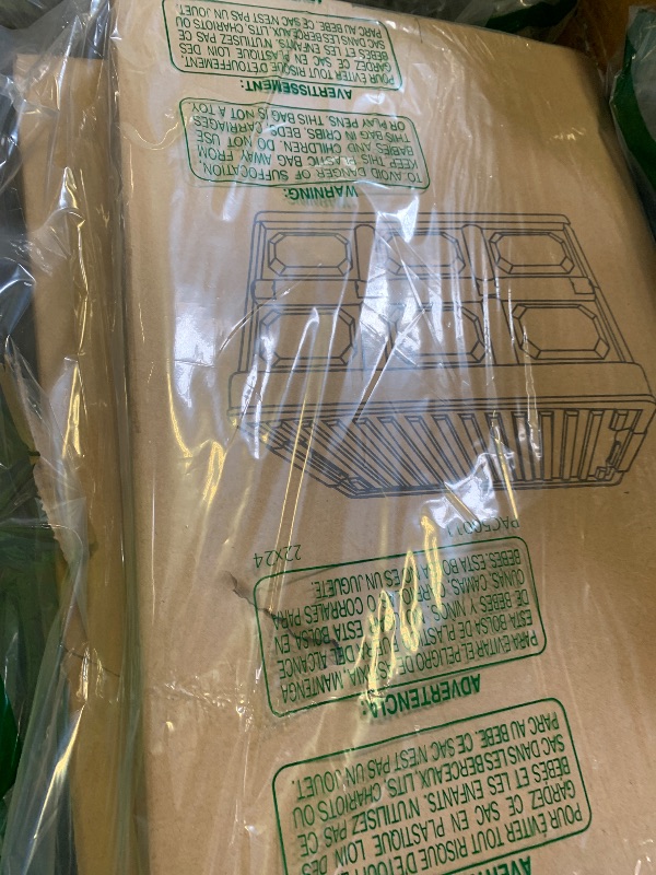 Photo 1 of JUJIAJIA Blue Folding Plastic Stackable Utility Crates 2-Pack, Collapsible Storage Bins with Lids 30L, Durable Containers for Home & Garage Organization