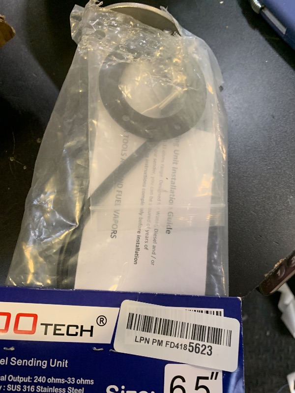 Photo 1 of 100TECH 6.5"(165mm) 240-33ohms Boat Fuel Sending Unit Float Replacement Gas Gauge Sender RV Car Truck Marine RV Tank Sensor Water Level Sender