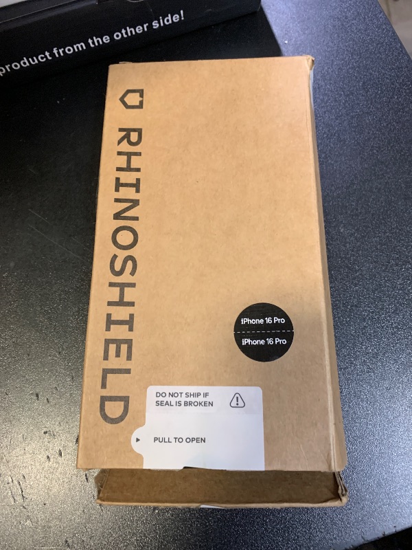 Photo 2 of RhinoShield Case Compatible with iPhone 16 Pro | SolidX - Reinforced Shock-Absorbing Slim Design Protective Cover with 3.5M / 11ft Drop Protection - Classic Black