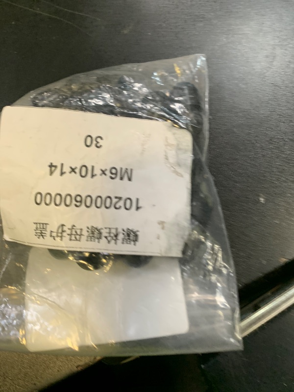 Photo 1 of 30 PCS Bolt Nut Protective Cap Hex Head Bolt Covers M6×10mm Dome Plastic Bolt Caps Black Hexagonal Dome Protective Cap Exposed