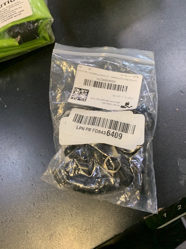 Photo 1 of 30 PCS Bolt Nut Protective Cap Hex Head Bolt Covers M6×10mm Dome Plastic Bolt Caps Black Hexagonal Dome Protective Cap Exposed