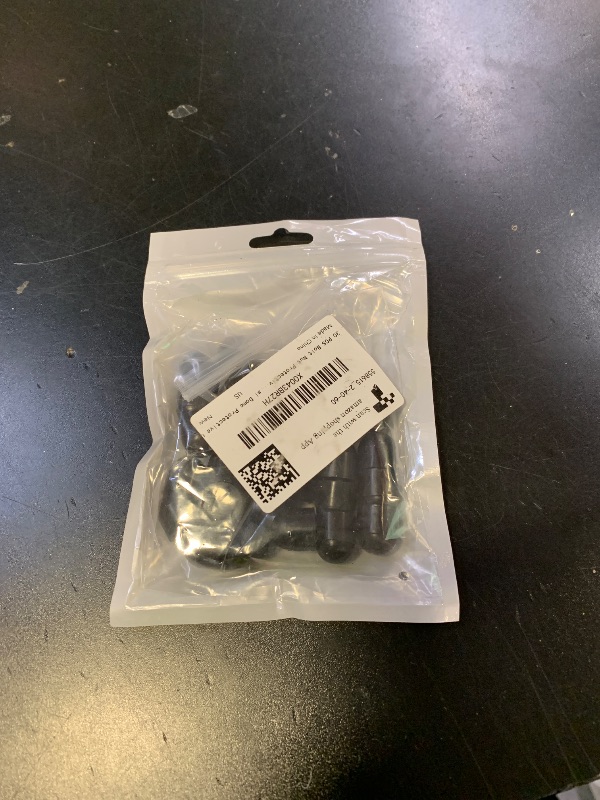 Photo 1 of 30 PCS Bolt Nut Protective Cap Hex Head Bolt Covers M6×10mm Dome Plastic Bolt Caps Black Hexagonal Dome Protective Cap Exposed