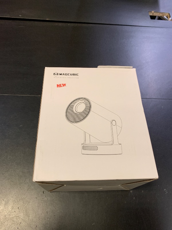 Photo 1 of ?Electric Focus?Magcubic Mini Projector 4K Support, Portable Projector with WiFi 6 and Bluetooth 5.4, Smart Proyector, 5W Soundbase Speaker, 180°Rotation for Home Theater