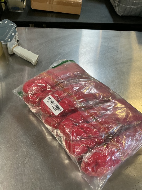 Photo 1 of 10 Pack Red Cheesecloth Table Runner 10FT Boho Gauze Fabric Table Runner Vintage Rustic Sheer Runners for Wedding Party Bridal Baby Shower Long Table Decorations