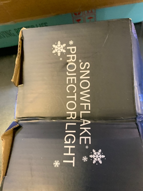 Photo 1 of ?LILNIAGY Christmas Decorations Outdoor Christmas Projector Lights Snowflake Projector, IP65 Waterproof & Adjustable Christmas Lights for Outdoor Christmas Decorations Home Party Garden Xmas Decor