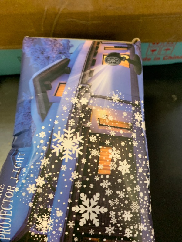 Photo 1 of ?LILNIAGY Christmas Decorations Outdoor Christmas Projector Lights Snowflake Projector, IP65 Waterproof & Adjustable Christmas Lights for Outdoor Christmas Decorations Home Party Garden Xmas Decor