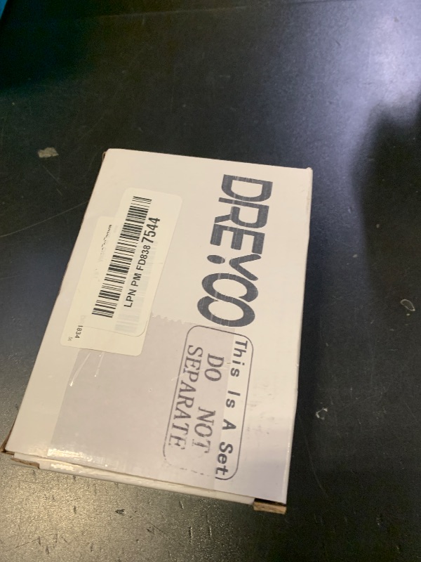 Photo 1 of 1 Pack Complete Toilet Valve Set, Includes 1/2 inch Nom Inlet x 3/8 Inch OD Compression Outlet Angle Shut Off, Stainless Steel Toilet Water Supply Line, Escutcheon Plate, Sealing Tape (16" Hose)