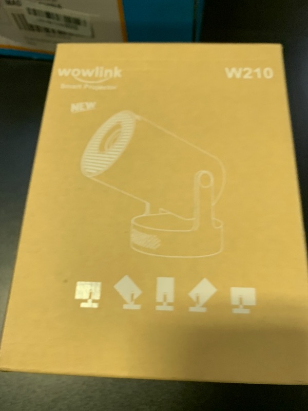 Photo 1 of [Built-in Apps & 2025 Upgraded] Mini Projector with WiFi 6 and Bluetooth 5.4 Support 4K 1080P Auto Keystone 180° Rotatable Projector Portable Compatibile with HDMI/TV Stick/Memory Stick/Laptop, White