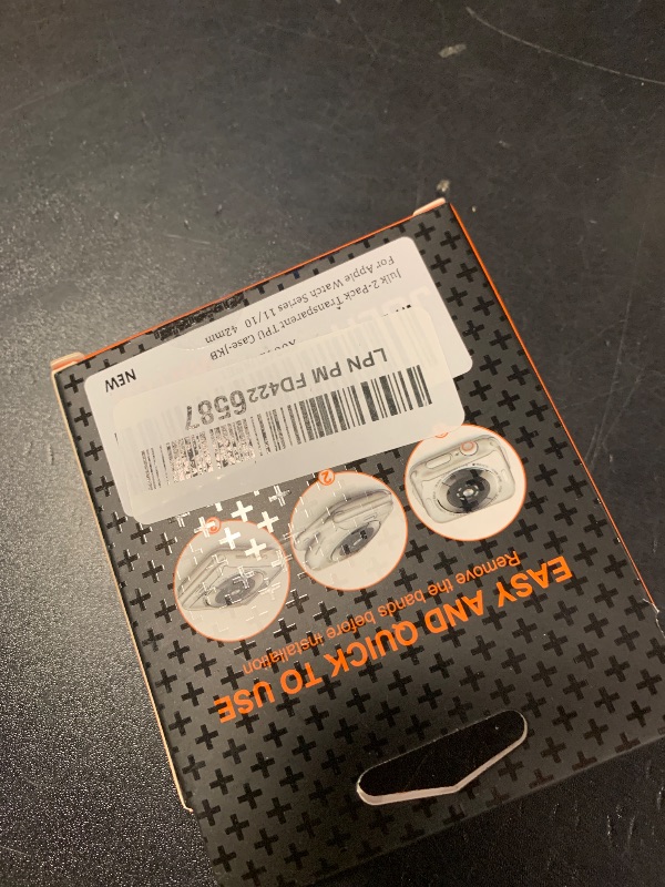 Photo 1 of [2 Pack] JULK 42mm Case with Screen Protector for Apple Watch 11 (2025), Slim Guard Bumper, Full Coverage Soft TPU Protective Cover for iWatch Series 11/10 42mm, Transparent1064649753
