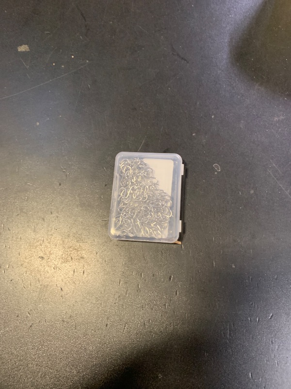 Photo 1 of 100 Mini S Hooks - Metal S Shaped Hangers for Crafts, Jewelry & DIY Key Chains