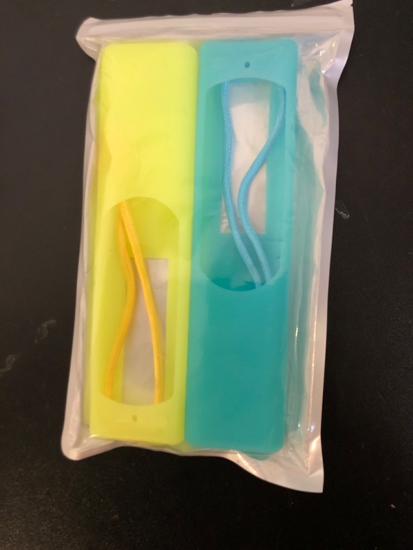 Photo 1 of [2 Pack] Climberer Remote Cover for Samsung Flat Smart TV Remote, Silicone Protective Case for Samsung SolarCell Remote 2021-2025 BN59-01388A Glow in Dark (Luminous Yellow + Luminous Blue)