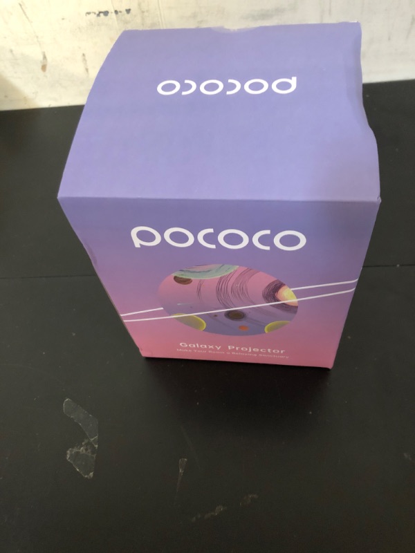 Photo 1 of POCOCO Galaxy Star Projector for Bedroom with Replaceable Optical Film Discs, Home Planetarium Night Light Projector with High-Definition Soft Light for Relax, Study, and Meditate, Stress Relief Gifts