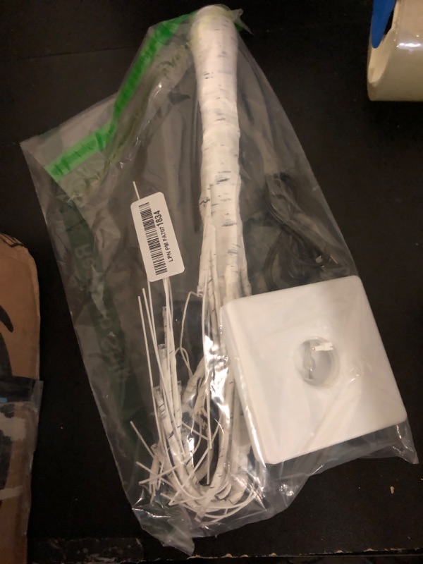 Photo 1 of [Timer] 24'' Hanukkah LED Lighted Birch Tree with 12pcs Ornaments,8 Lighting Modes Blue Lights Tabletop Pre Lit Tree Light for Christmas Hanukkah Decor