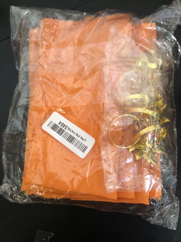 Photo 1 of 12 Pcs Thanksgiving Napkin Rings and Cloth Napkin 17 x 17 Inch Washable Thanksgiving Dinner Napkins Maple Leaves Ring Holders for Fall Autumn Party Holiday Kitchen Table Decoration