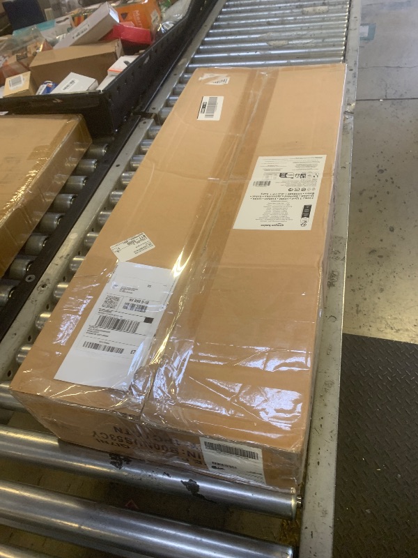 Photo 1 of Amazon Basics 4-Shelf Adjustable Heavy Duty Steel Wire Rack Storage Shelving Organizer for Kitchen, Garage, 36" L x 14" W x 54" H, Chrome Silver