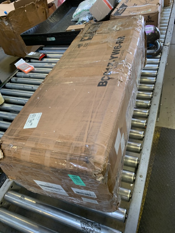 Photo 1 of Rolanstar Bookshelf 6 Tier with 4 Hooks, Reversible Corner Bookshelf, 69" Industrial Wooden Bookcase with Open Shelves and Metal Frame for Living Room, Bedroom, Home Office, Rustic Brown