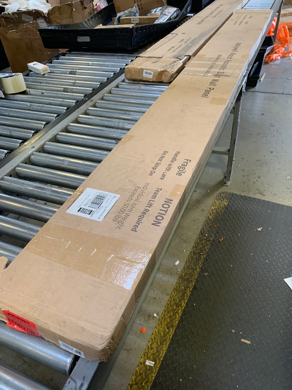 Photo 1 of Mollywell Wood Slat Wall Panels - Time-Saving Installation Soundproof Slat Panels on Any Wall Surface, 0.95 NRC Dual-Layer Acoustic Design, Commercial-Grade MDF Core (2 Pack, 108x8in, Dark Walnut)