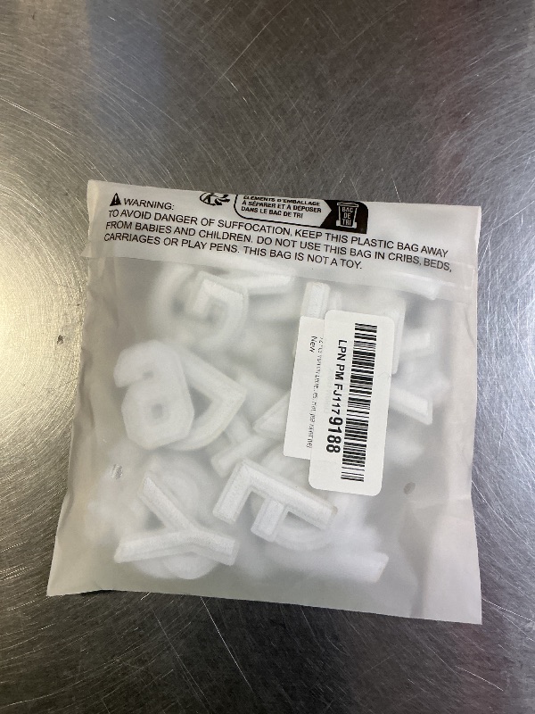 Photo 1 of 72 Pcs Iron on Letters for Fabric, Alphabet Embroidered Patch A-Z, Number Patch 0-9, Iron on Letters and Numbers for Clothes, Hat, Jeans(White)